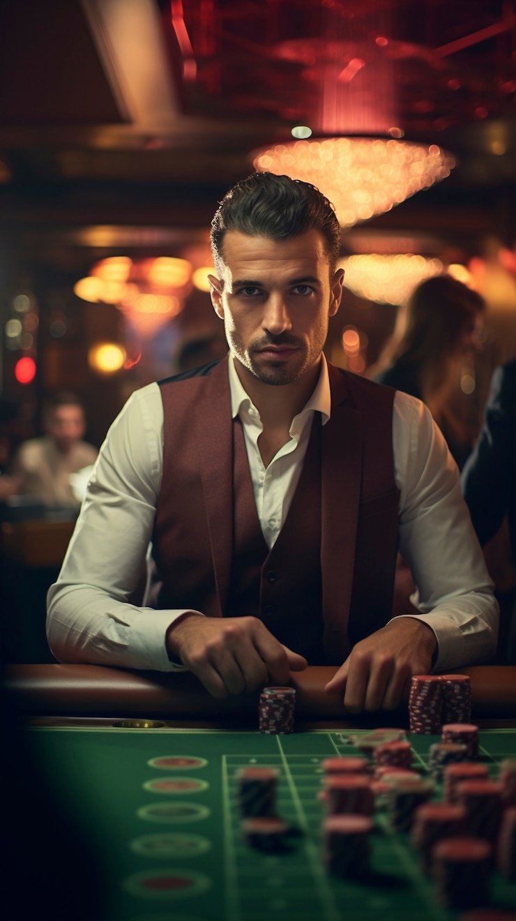 Detail tabel dan aturan Lightning Baccarat di bloket menampilkan pembayaran Pemain, Banker, Seri, dan fitur multiplier yang dapat diterapkan